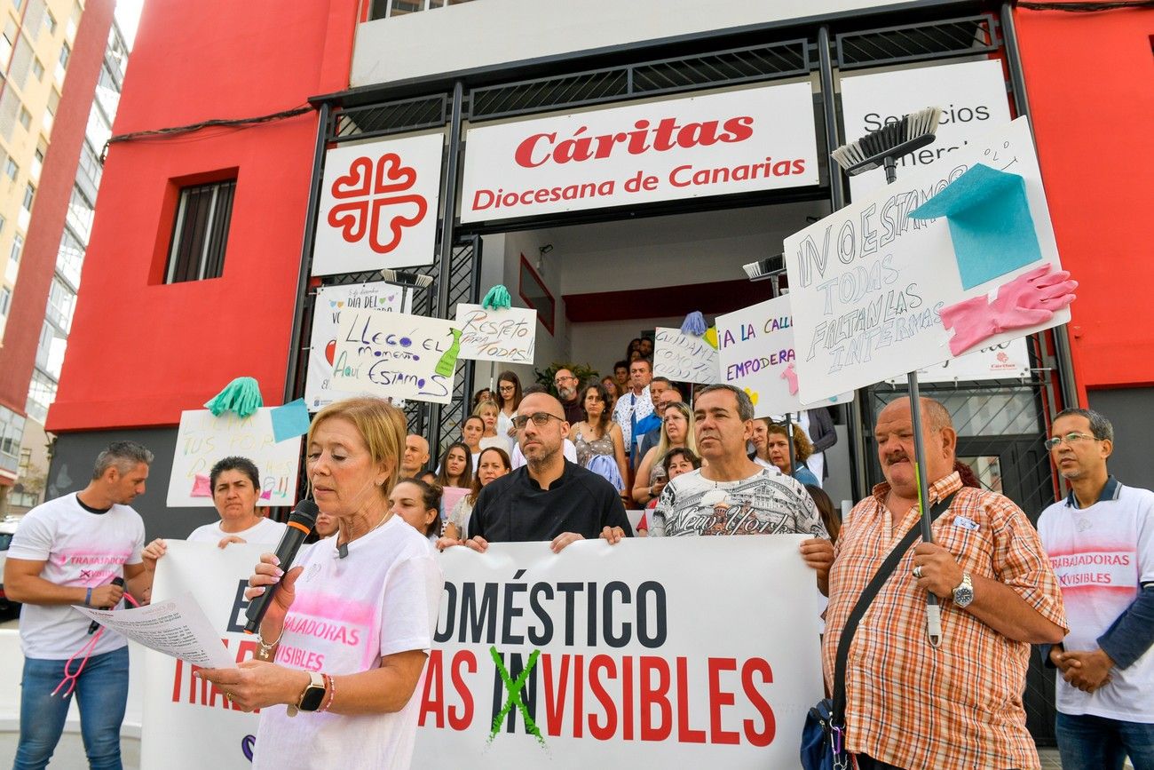 Cáritas visibiliza la ilegalidad y desprotección de las trabajadoras del hogar