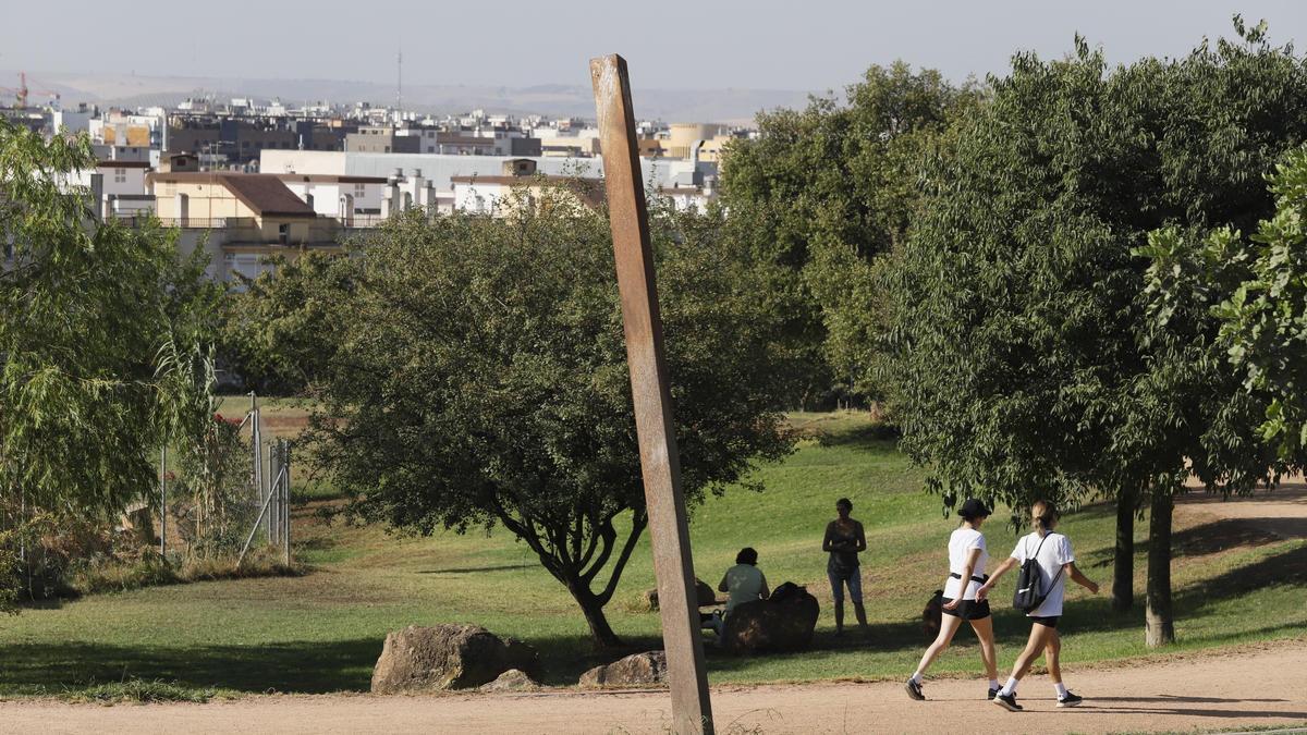 Una zona verde de Córdoba, en una imagen de archivo.