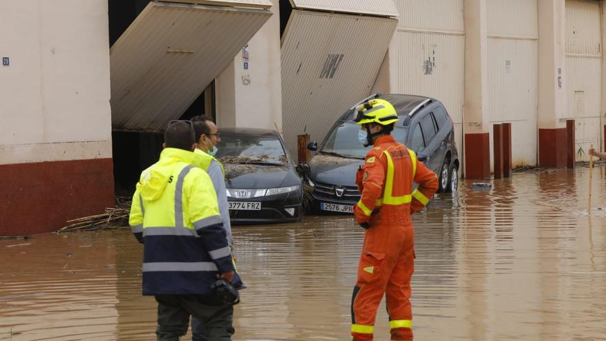 Inundaciones en el polígono Vereda Sud de Beniparrell