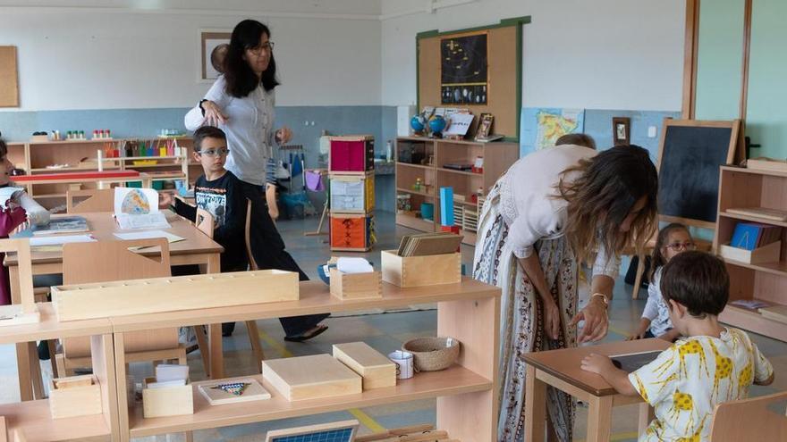 El universo Montessori en una escuela rural de Zamora