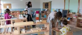 El universo Montessori en una escuela rural de Zamora