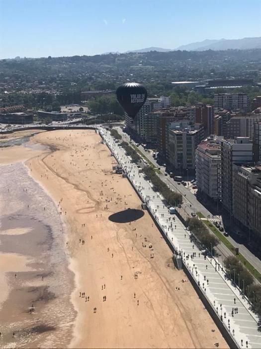 Las impresionantes imágenes de Gijón desde el aire