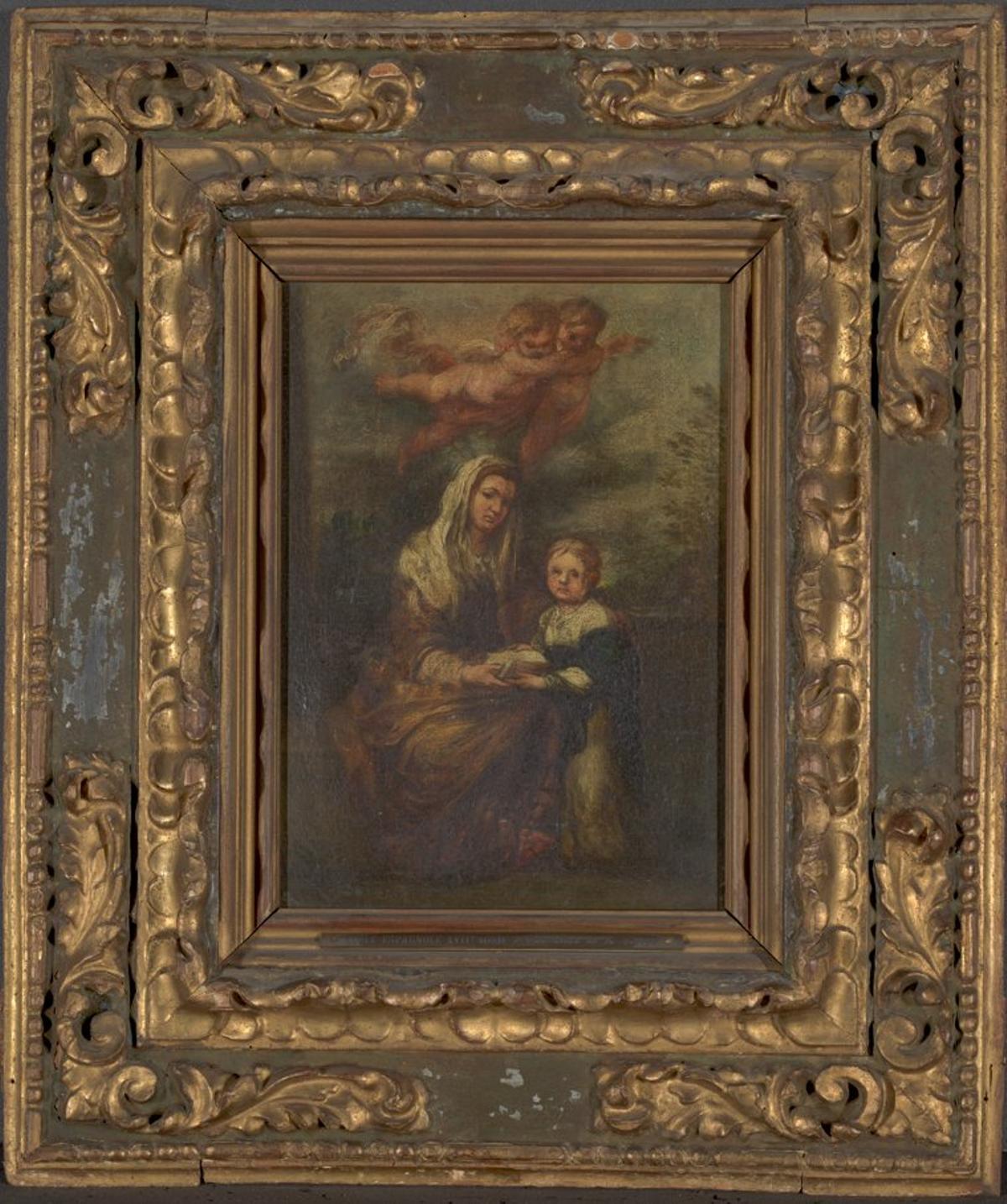 'Santa Ana dando una lección a la Virgen', una obra de Murillo