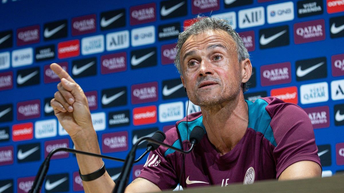 A Luis Enrique le preguntan si han mejorado sin Mbappé: "El año pasado jugamos muy bien"