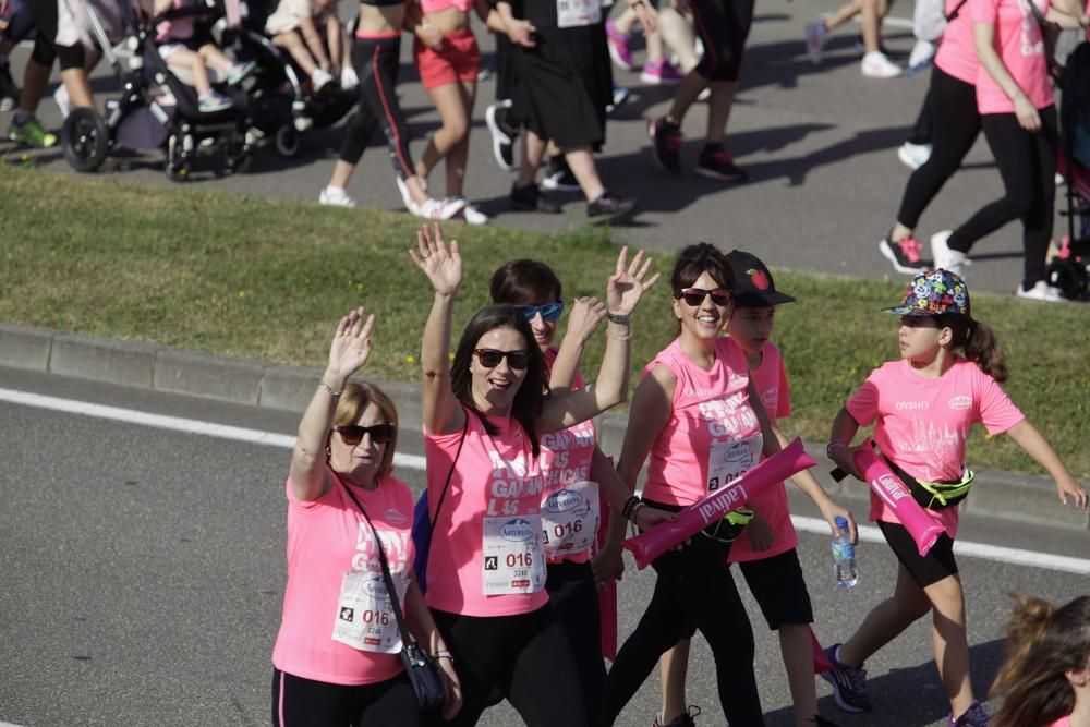 Carrera de la mujer en la zona este de Gijón.