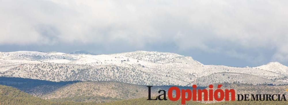 La nieve llega a las pedanías de la comarca del No