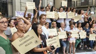 'Las Kellys' exigen a Sánchez reformas inmediatas en la subcontratación
