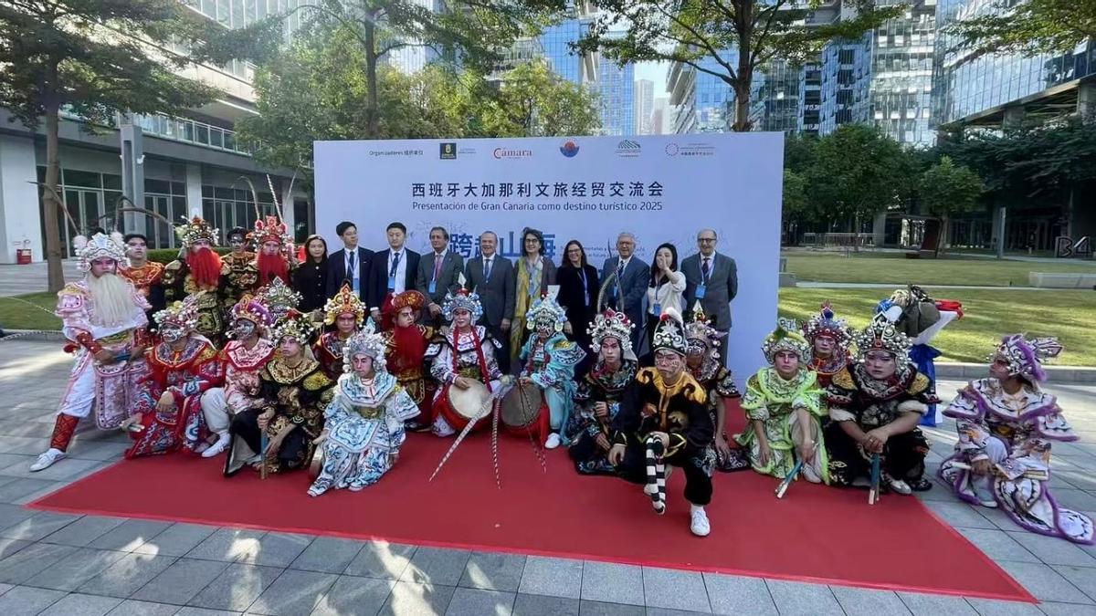 Acto de la delegación de Gran Canaria en China