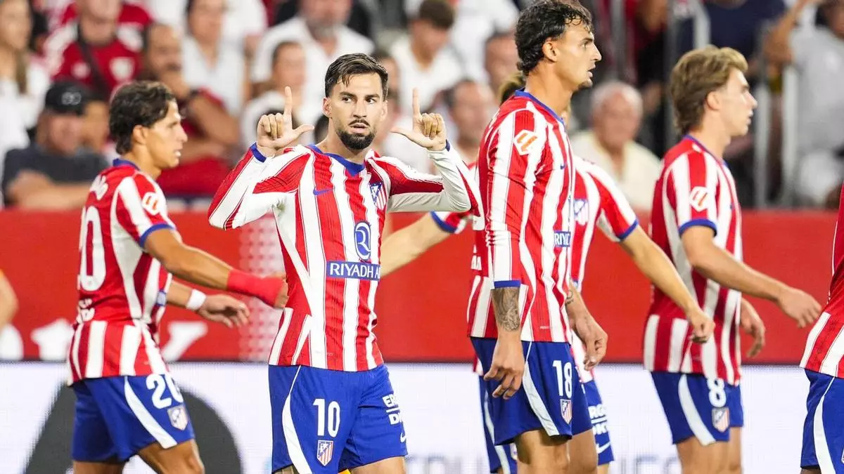 El acierto del Atlético sentencia al Sevilla en media hora