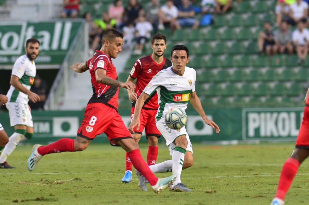 Elche y Rayo empatan en un gran partido