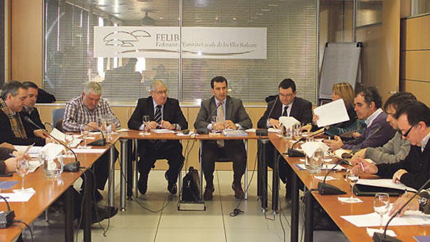 Imagen de una reciente reunión de la Federación de Entidades Locales.
