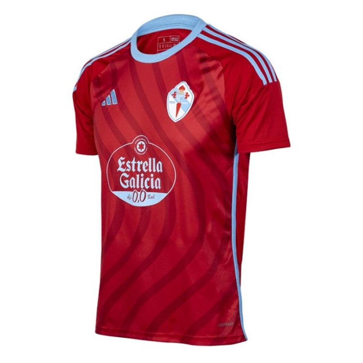 La segunda camiseta del Celta por el centenario, al detalle