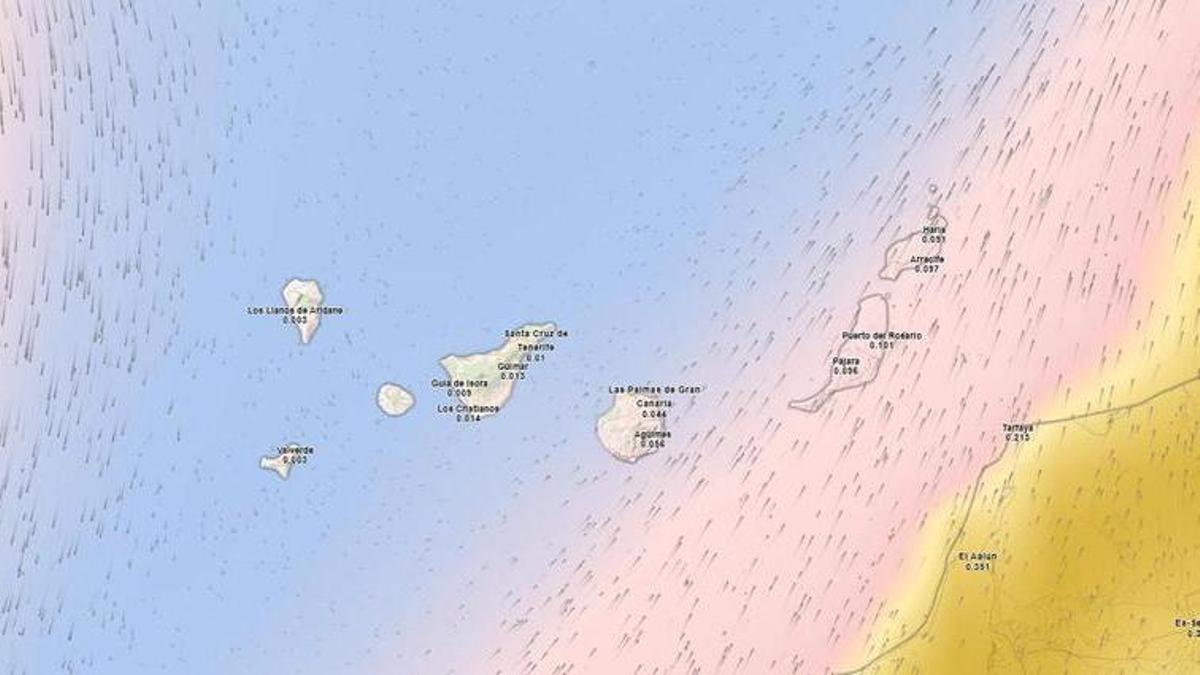 La Aemet prevé cielos nubosos, menos calor y lloviznas este lunes en Tenerife