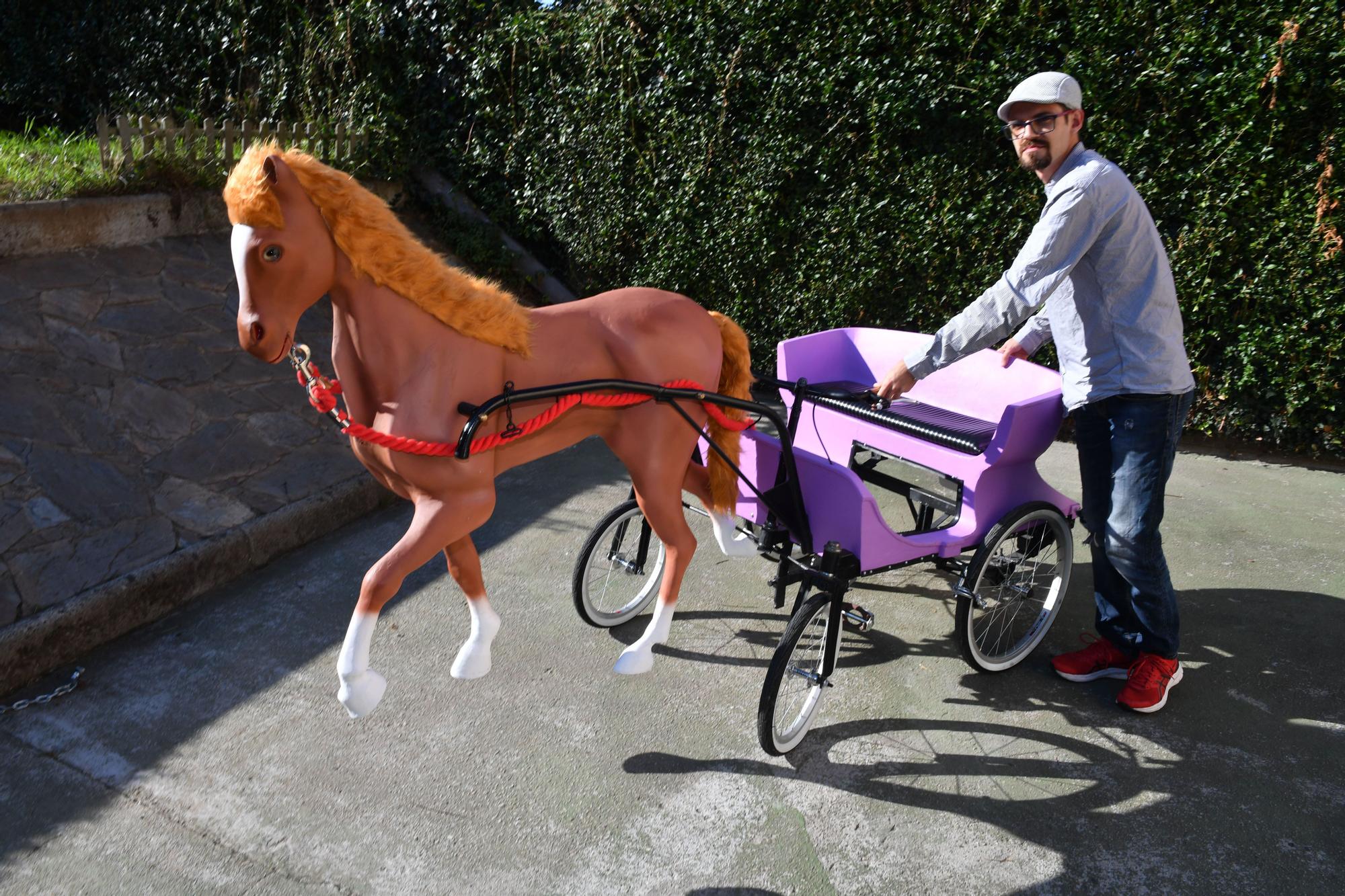 Un caballo para un recuerdo en A Coruña