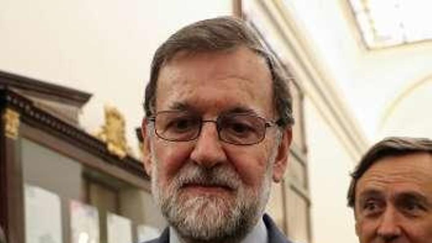 Rajoy, ayer, en Congreso. // Reuters