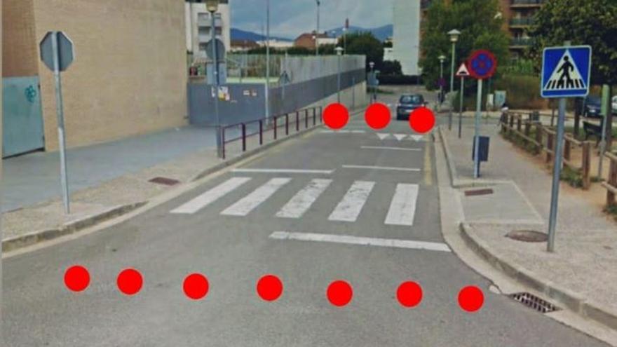 L&#039;AFA del Marta Mata de Girona reclama que es pacifiqui el trànsit a l&#039;entorn del centre
