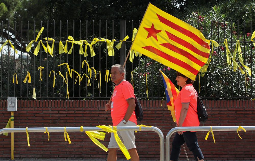 Totes les imatges de la manifestació de la Diada 2018