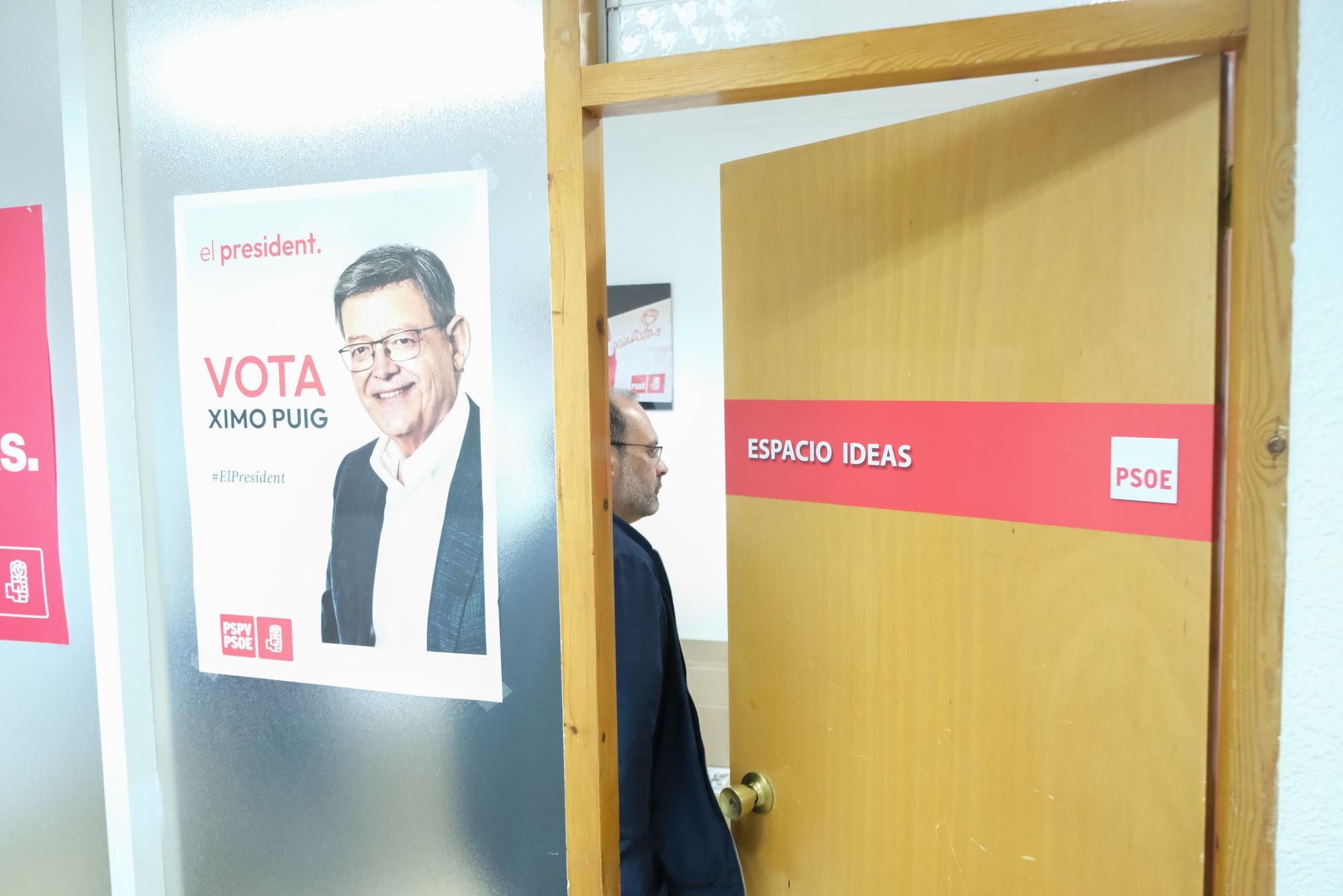 Así ha sido la noche electoral en el PSOE de Elda