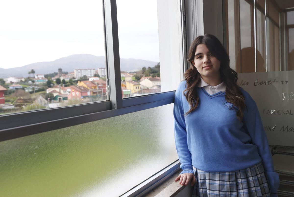 Sandra Merchán, alumna del Colegio Santa Luisa de Marillac, becada para estudiar en el extranjero por la Fundación Amancio Ortega.