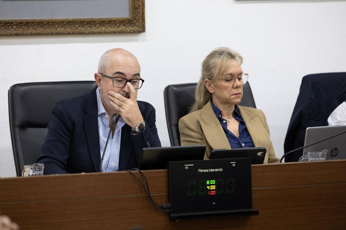 Las imágenes de pleno del Ayuntamiento de Sant Josep