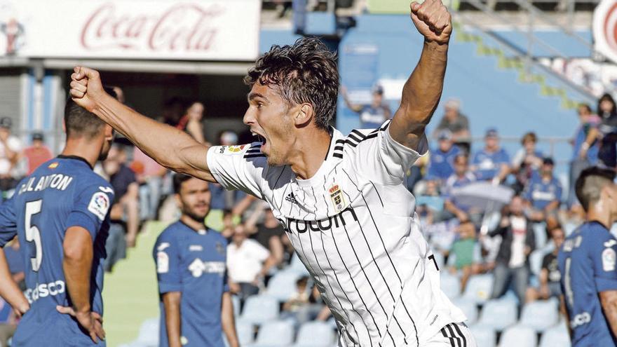 Torró celebra su gol ante el Getafe durante la temporada pasada.