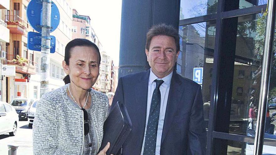 Pilar de la Oliva y Juan Carlos Cerón, presidentes del TSJ y la Audiencia. | PILAR CORTÉS