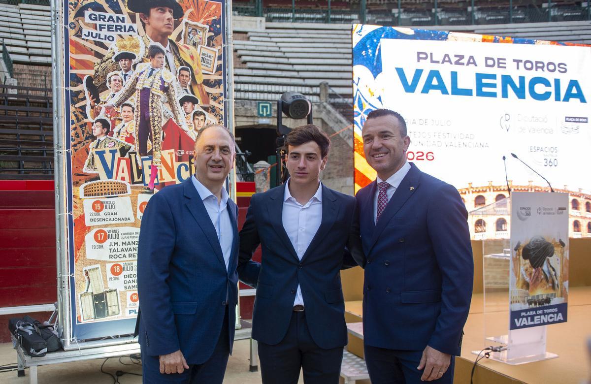 Así ha sido la presentación de los carteles taurinos de la Feria de Julio en València