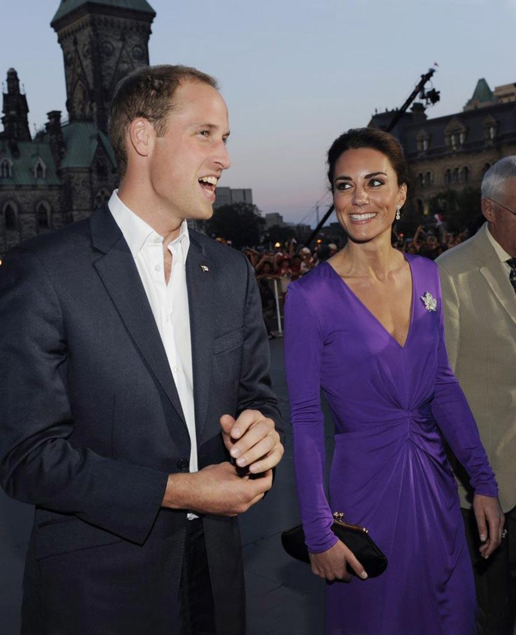 Kate Middleton, con vestido de Issa