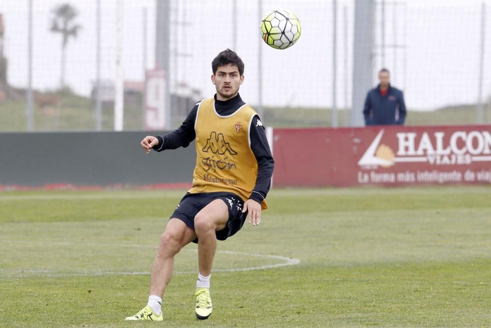 Entrenamiento del Sporting