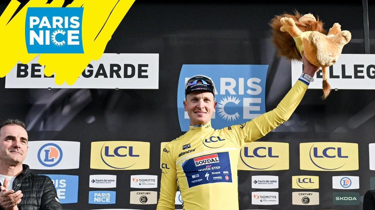 Tim Merlier, tras el esprint en la segunda etapa de la París Niza