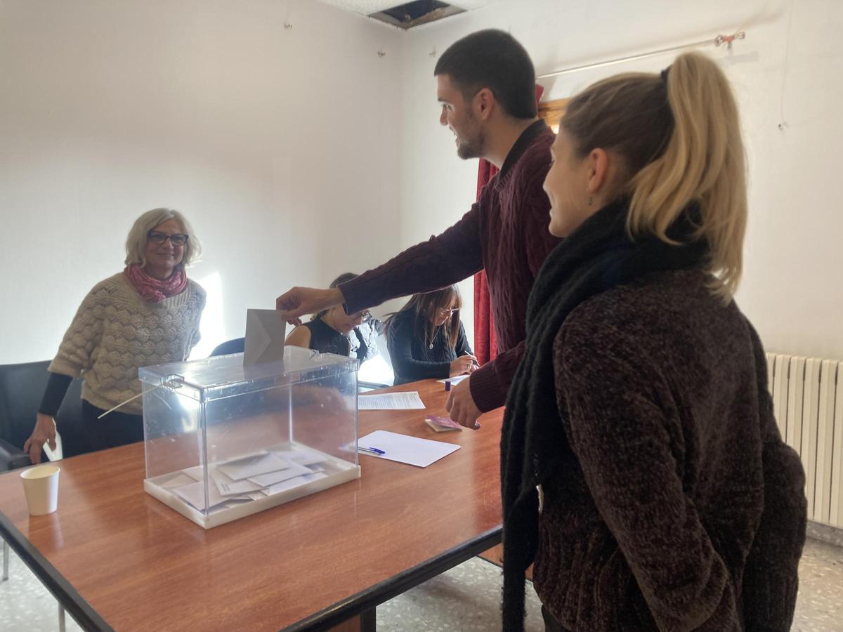 Un moment de l'escrutini, a partir de les dues del migdia