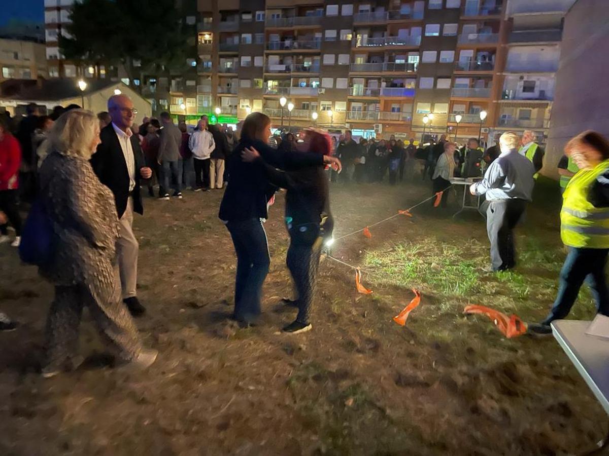 Catalá participó en la protesta de Benimàmet.