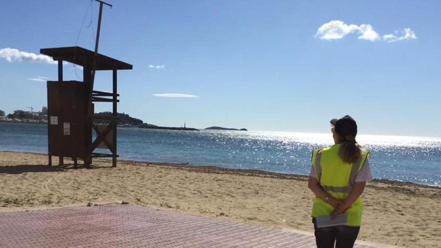 Playa de Santa Eulària.