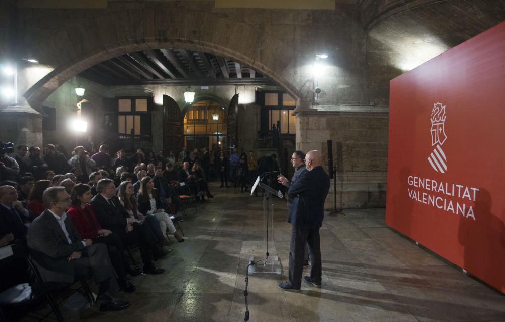 Presentación de la nueva imagen de la Generalitat Valenciana