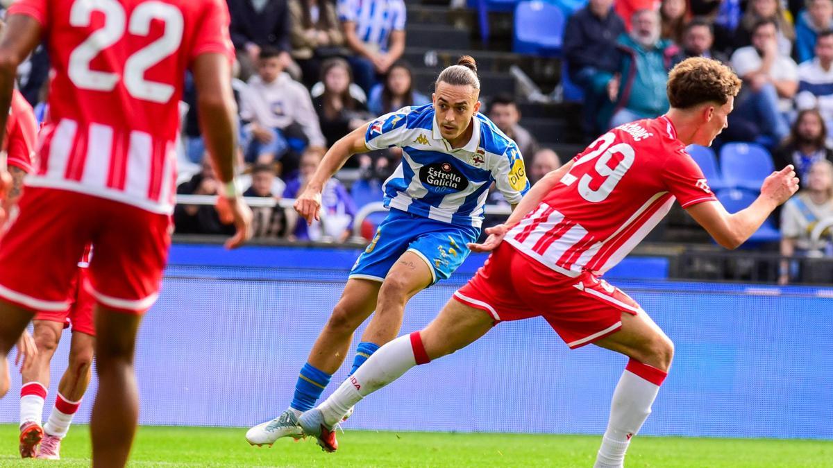 Luismi en el Deportivo - Almería