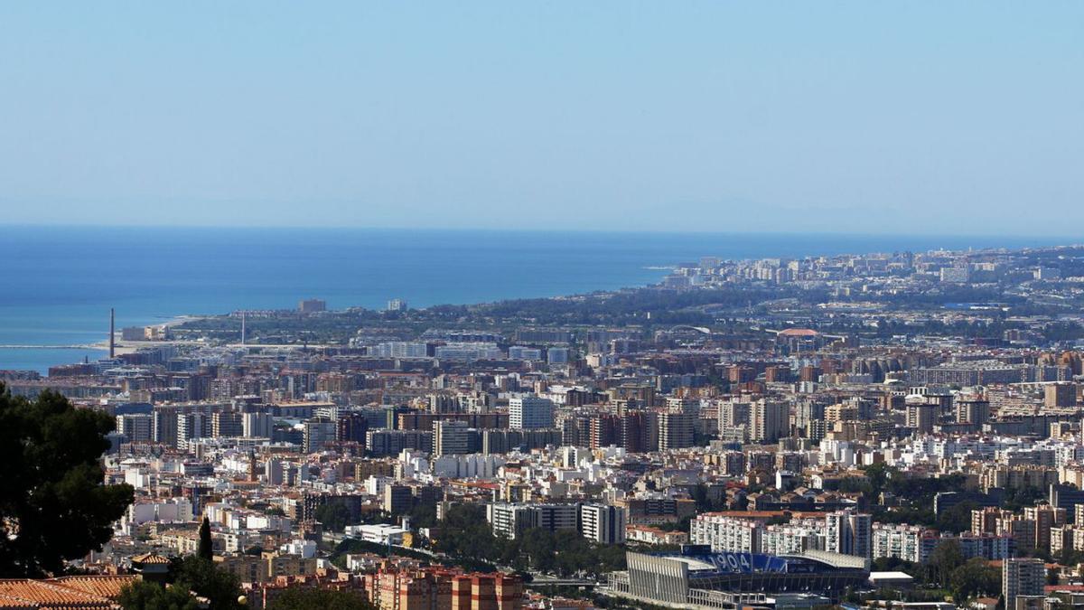 Una vista de Málaga.