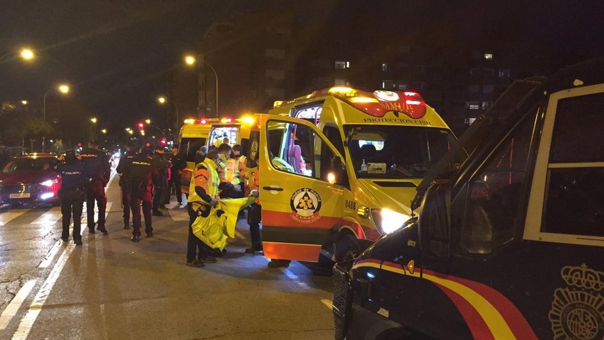 Apuñalan a un joven en Madrid