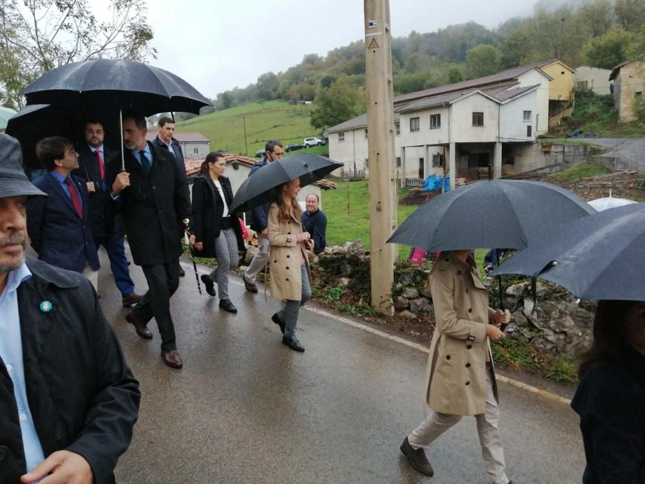 Así fue la visita de la Familia Real a Asiegu