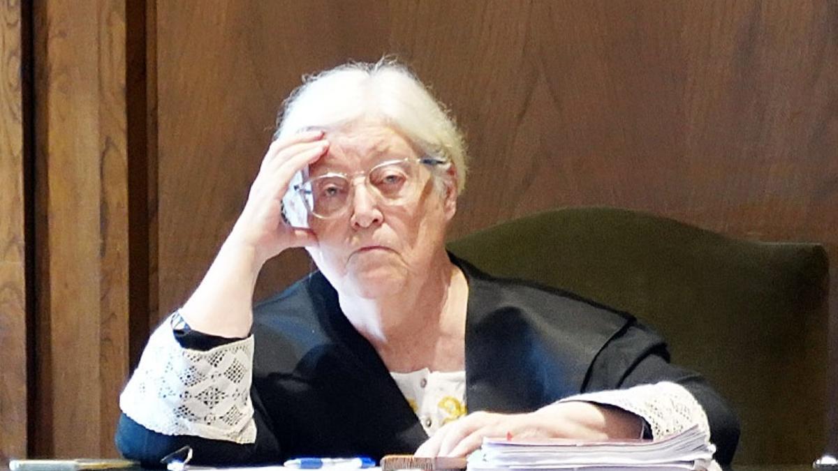 Rosa del Carmen Collazo, durante un juicio