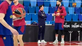 El Barça afina en Milán antes del duelo de Euroliga ante Olimpia Milano