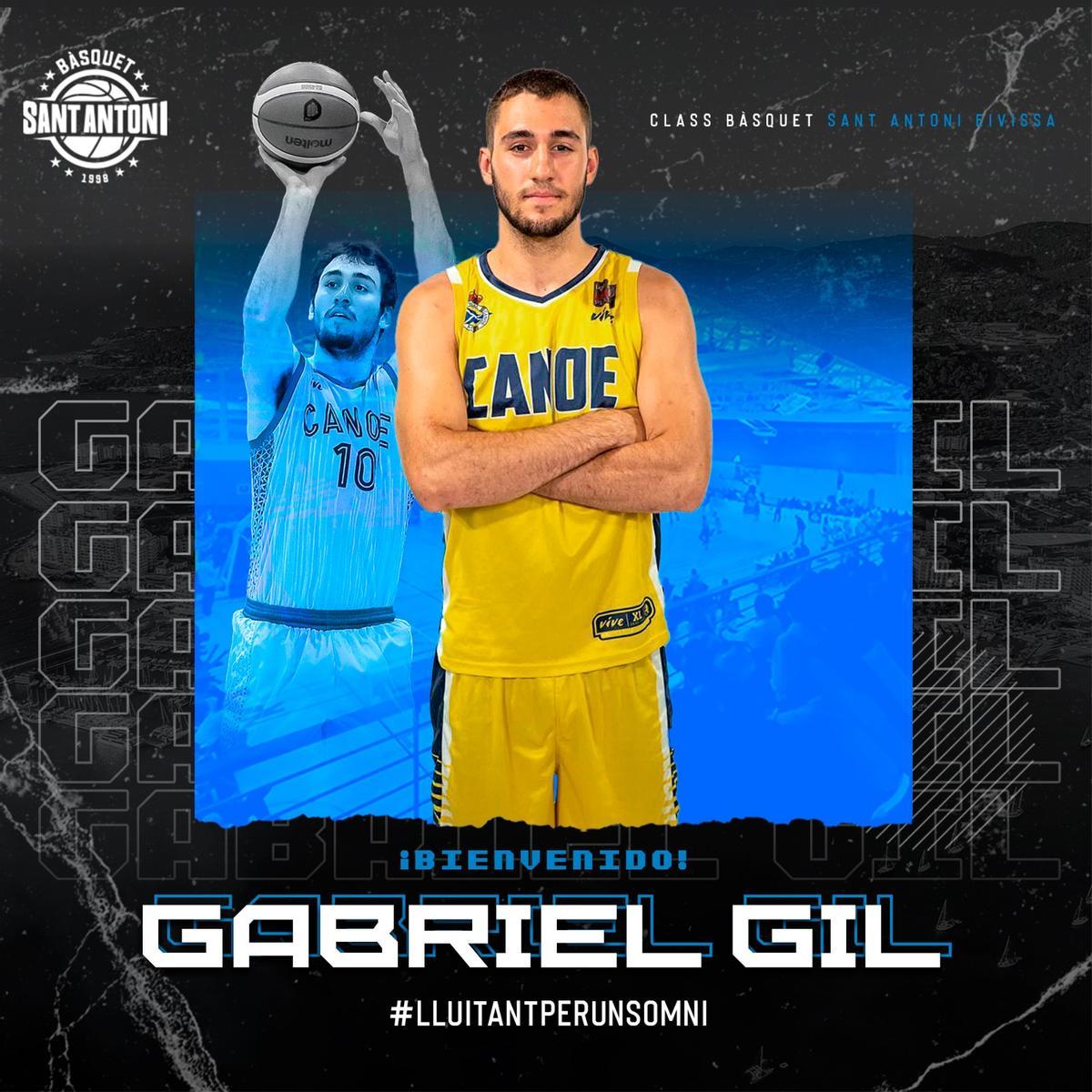 Gabriel Gil es el segundo fichaje del club para la siguiente temporada.