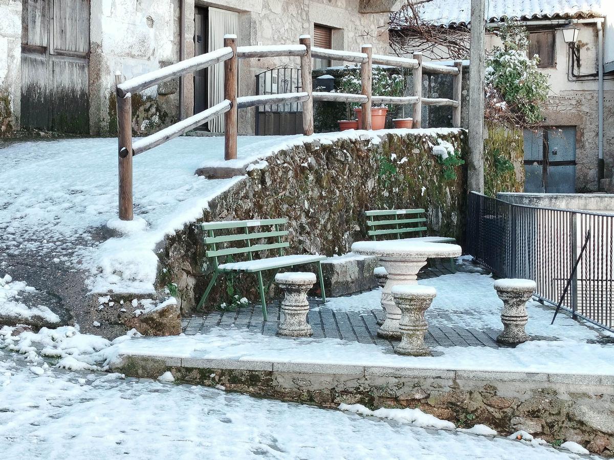 Nieve en el norte de Cáceres: Tornavacas, Piornal y La Garganta