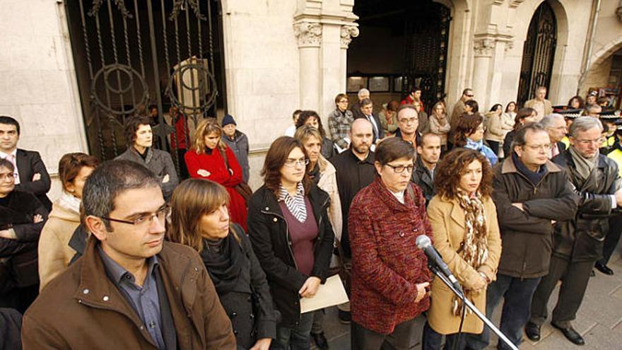 girona Acte institucional a la plaça del Vi