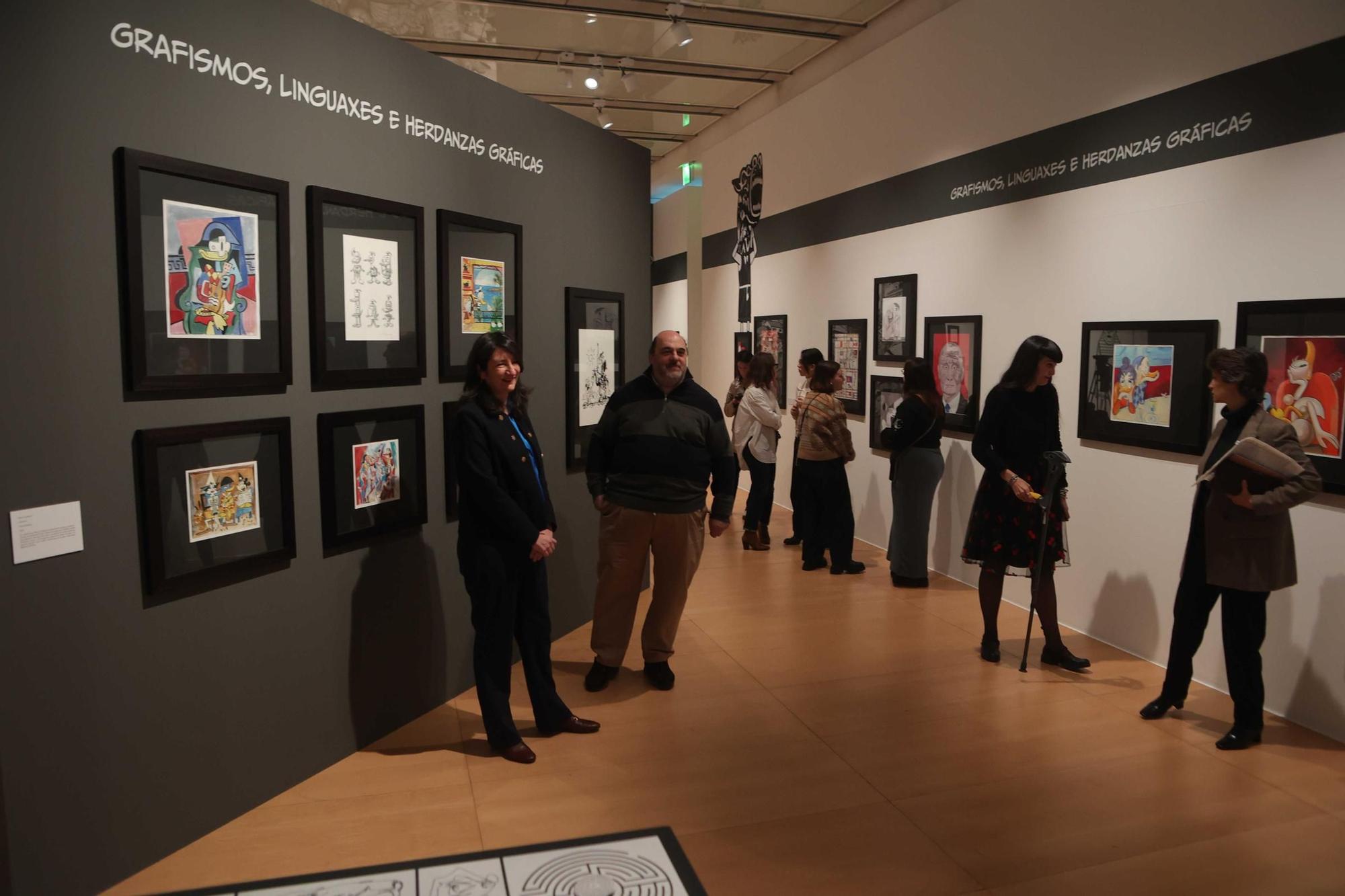 Llega a A Coruña una exposición de viñetas dedicadas a Picasso