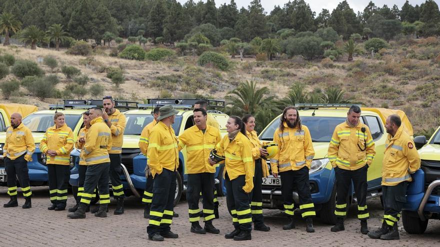 La Brigada Cernícalo se une a la lucha contra los incendios forestales en Gran Canaria