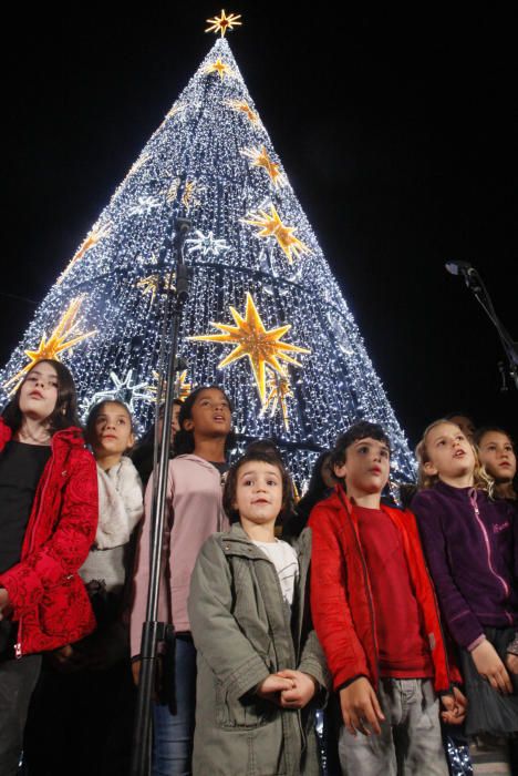 Encesa de les llums de Nadal a Girona