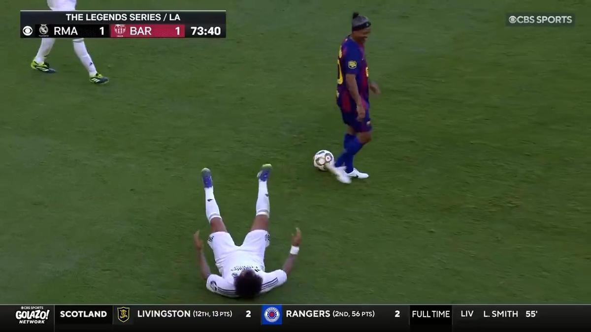 Así fue el 'encontronazo' de Ronaldinho que termina con Marcelo por los suelos