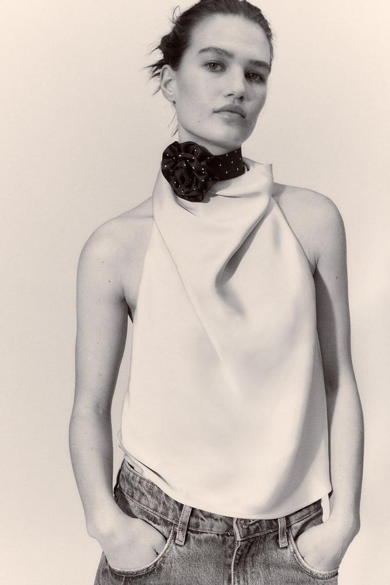 Choker flor de Zara