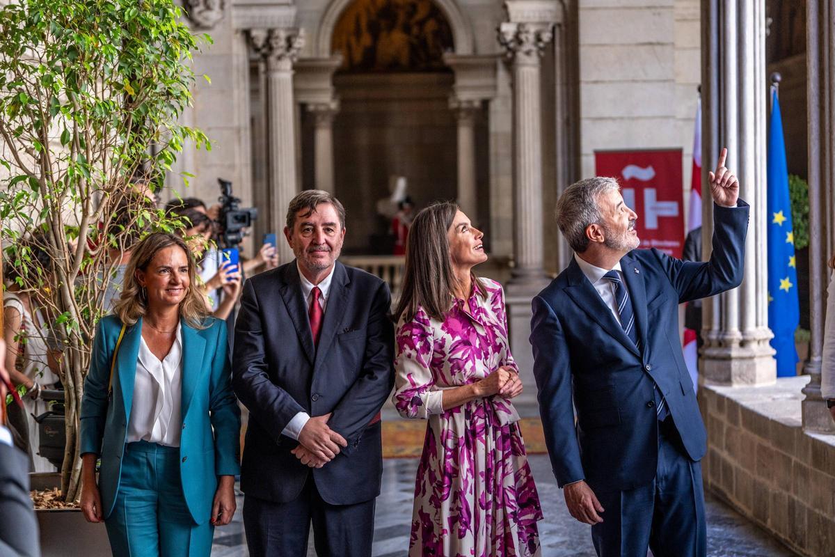 La Reina Leticia visita el Instituto Cervantes