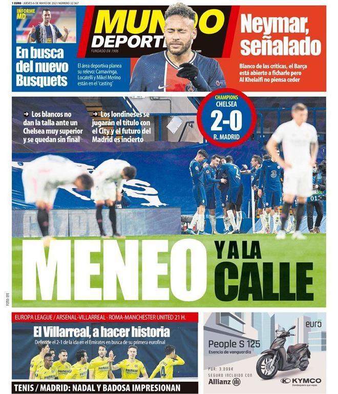 La portada de Mundo Deportivo